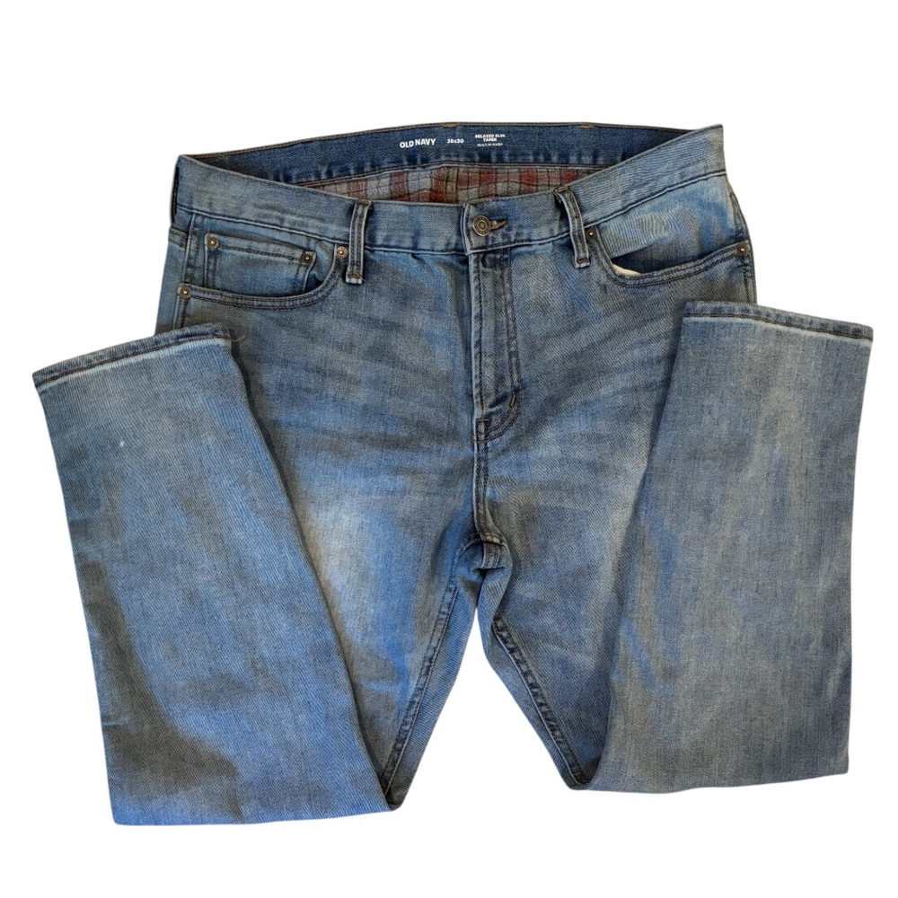 Old Navy Men's Relaxed Slim Taper Jeans - Blue